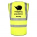 Event fluorescent vests (custom designs)